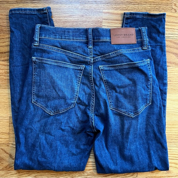Lucky Brand high rise skinny Bridgette jeans size 4 / 27 ankle - Picture 5 of 7